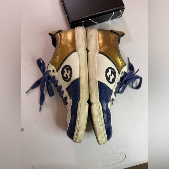 Gucci crocodile and leather sneakers 5th Ave Edition
Sz 9.5 G / / US 10.5 Exotic - Picture 5 of 12